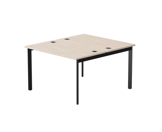 Бенч-система на 2 места Everprof EVO на металлокаркасе 1180х670(1370)x755 опоры 45гр Дуб Соната/Черный | Интернет магазин мебели и декора LifeDekor