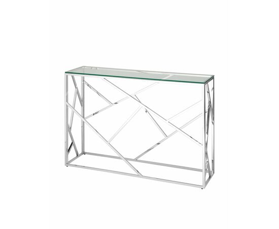 Консоль АРТ ДЕКО 115*30 серебро | Интернет магазин мебели и декора LifeDekor