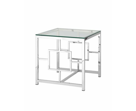 Журнальный столик 55*55 БРУКЛИН серебро | Интернет магазин мебели и декора LifeDekor