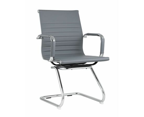 Кресло для посетителей TopChairs Visit серое | Интернет магазин мебели и декора LifeDekor