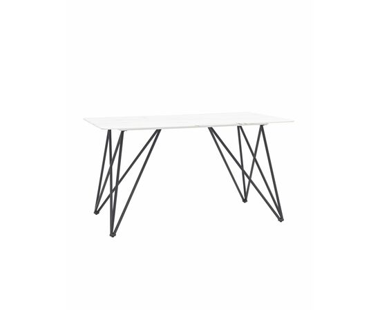 Стол обеденный Сакраменто 140*90 белый стеклянный | Интернет магазин мебели и декора LifeDekor