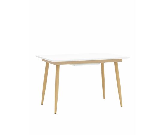 Стол обеденный Стокгольм раскладной 120-160*80 белый | Интернет магазин мебели и декора LifeDekor