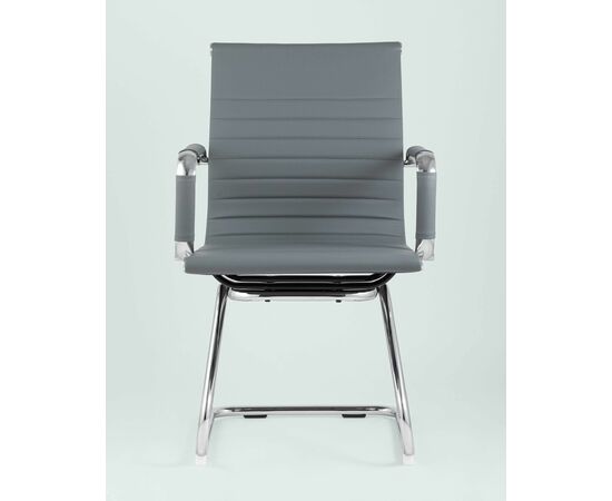 Кресло для посетителей TopChairs Visit серое, изображение 5 | Интернет магазин мебели и декора LifeDekor