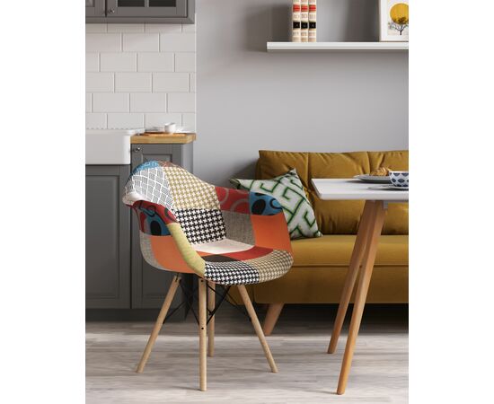 Кресло DSW пэчворк, изображение 3 | Интернет магазин мебели и декора LifeDekor