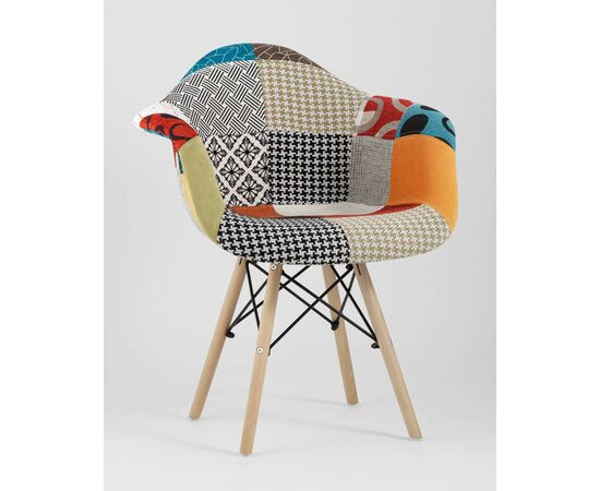 Кресло DSW пэчворк, изображение 2 | Интернет магазин мебели и декора LifeDekor