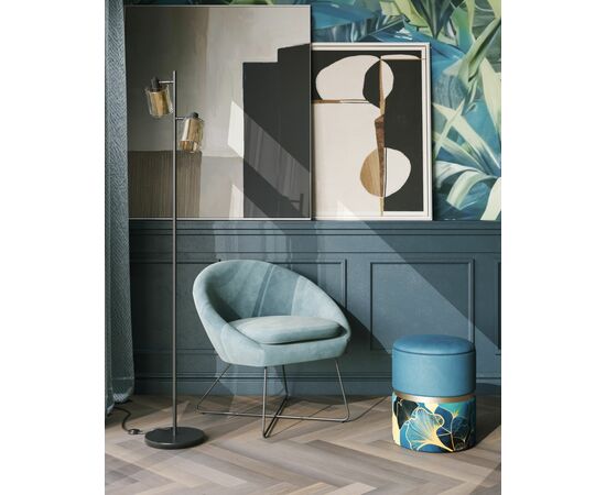 Кресло Колумбия пыльно-голубое, изображение 5 | Интернет магазин мебели и декора LifeDekor