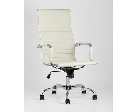 Кресло руководителя TopChairs City бежевое, изображение 2 | Интернет магазин мебели и декора LifeDekor