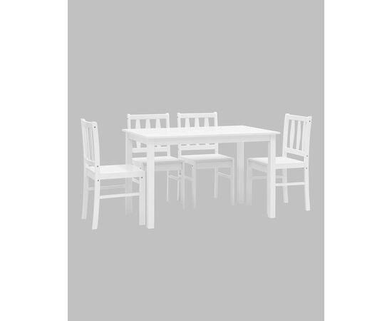 Обеденная группа INGRID белый, изображение 2 | Интернет магазин мебели и декора LifeDekor