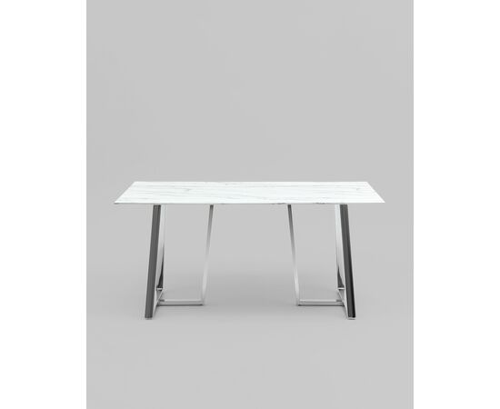 Стол обеденный Даллас 160*90 белый стеклянный, изображение 6 | Интернет магазин мебели и декора LifeDekor