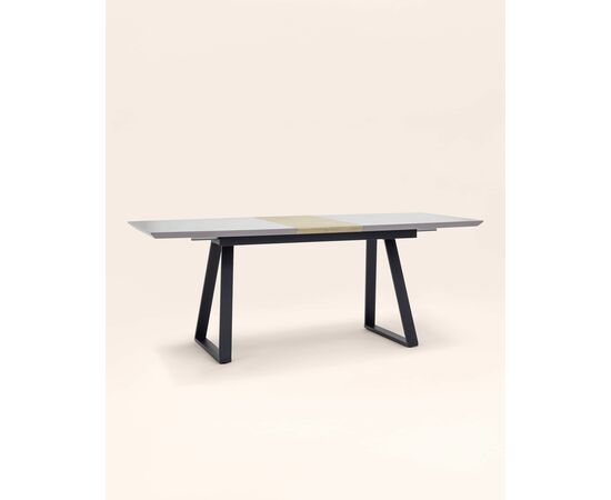 Стол обеденный Детройт раскладной 160-200*90 серый, изображение 17 | Интернет магазин мебели и декора LifeDekor