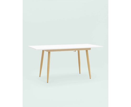 Стол обеденный Стокгольм раскладной 120-160*80 белый, изображение 13 | Интернет магазин мебели и декора LifeDekor