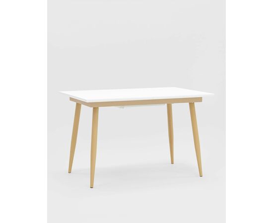 Стол обеденный Стокгольм раскладной 120-160*80 белый, изображение 2 | Интернет магазин мебели и декора LifeDekor