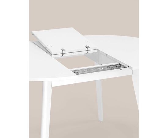 Стол Rondo 100-135*100 белый, изображение 6 | Интернет магазин мебели и декора LifeDekor
