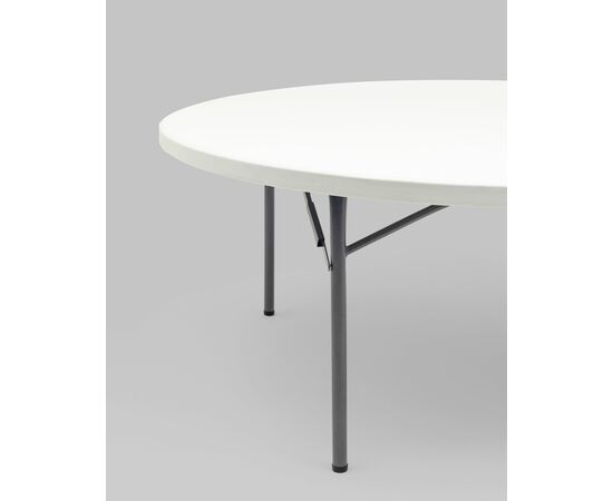 Стол круглый складной пластиковый Кейт 180, изображение 8 | Интернет магазин мебели и декора LifeDekor