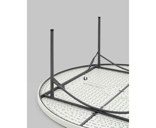 Стол круглый складной пластиковый Кейт 180, изображение 9 | Интернет магазин мебели и декора LifeDekor