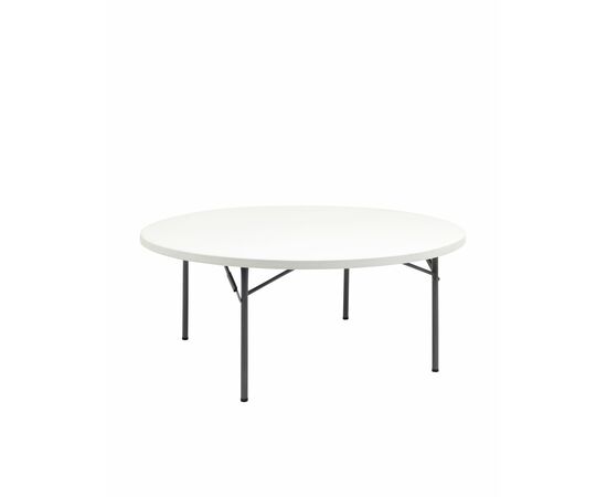 Стол круглый складной пластиковый Кейт 180 | Интернет магазин мебели и декора LifeDekor