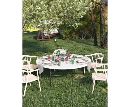 Стол складной круглый Кейт 150, изображение 7 | Интернет магазин мебели и декора LifeDekor