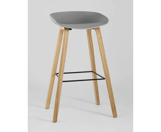 Стул барный LIBRA СЕРЫЙ, изображение 2 | Интернет магазин мебели и декора LifeDekor