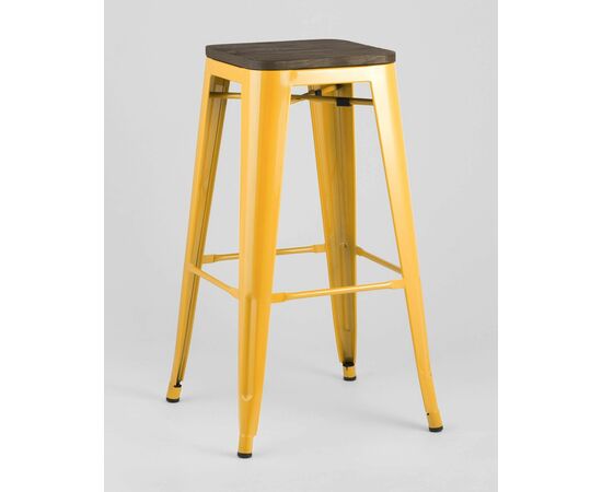 Стул барный TOLIX WOOD желтый, изображение 2 | Интернет магазин мебели и декора LifeDekor