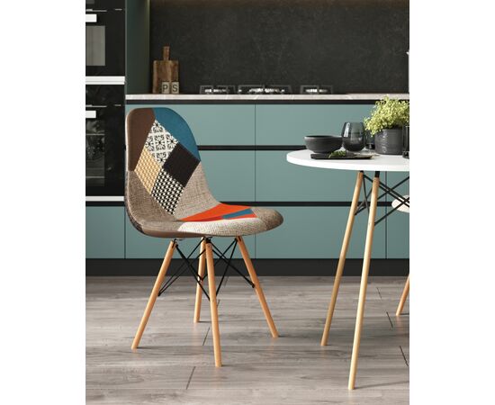 Стул DSW пэчворк, изображение 5 | Интернет магазин мебели и декора LifeDekor