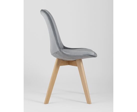 Стул FRANKFURT велюр серый, изображение 8 | Интернет магазин мебели и декора LifeDekor