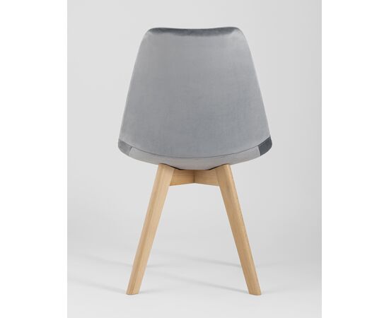 Стул FRANKFURT велюр серый, изображение 9 | Интернет магазин мебели и декора LifeDekor