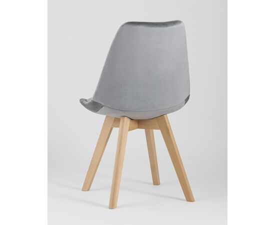 Стул FRANKFURT велюр серый, изображение 10 | Интернет магазин мебели и декора LifeDekor