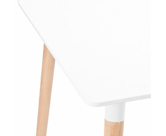 Стол Summer 80х80x75см, белый, Цвет: Белый, изображение 4 | Интернет магазин мебели и декора LifeDekor