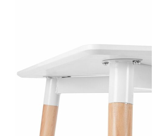 Стол Summer 80х80x75см, белый, Цвет: Белый, изображение 3 | Интернет магазин мебели и декора LifeDekor