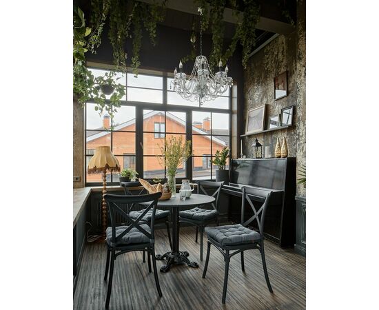 Стул Кроссбэк пластиковый черный, изображение 6 | Интернет магазин мебели и декора LifeDekor