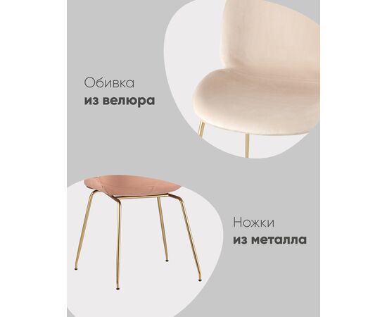 Стул Beetle маренго, изображение 3 | Интернет магазин мебели и декора LifeDekor