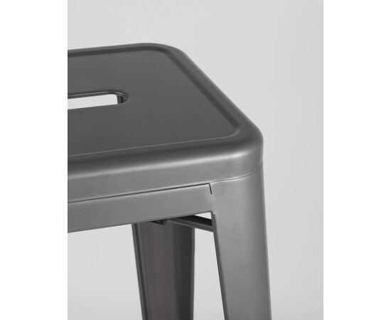 Стул барный TOLIX серебристый матовый, изображение 7 | Интернет магазин мебели и декора LifeDekor