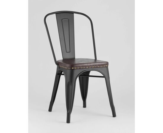 Стул TOLIX SOFT черный матовый, изображение 2 | Интернет магазин мебели и декора LifeDekor