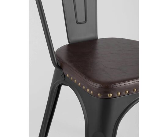 Стул TOLIX SOFT черный матовый, изображение 9 | Интернет магазин мебели и декора LifeDekor