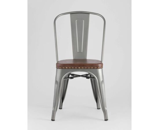 Стул TOLIX SOFT серебристый, изображение 3 | Интернет магазин мебели и декора LifeDekor