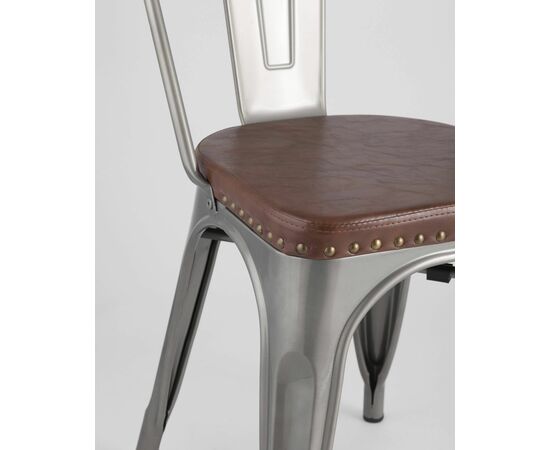 Стул TOLIX SOFT серебристый, изображение 8 | Интернет магазин мебели и декора LifeDekor