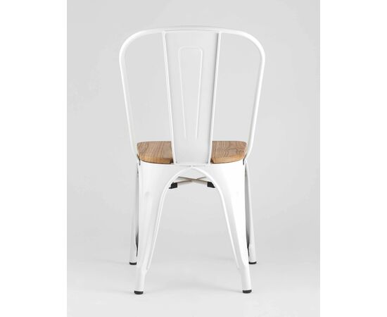 Стул TOLIX WOOD белый глянцевый, изображение 6 | Интернет магазин мебели и декора LifeDekor