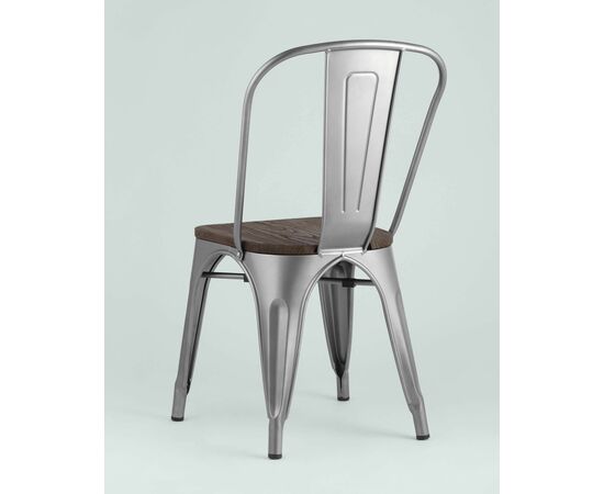 Стул TOLIX WOOD серебристый матовый, изображение 8 | Интернет магазин мебели и декора LifeDekor