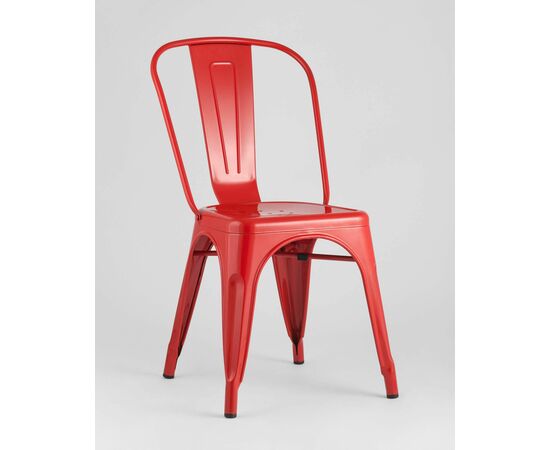 Стул TOLIX красный глянцевый, изображение 2 | Интернет магазин мебели и декора LifeDekor