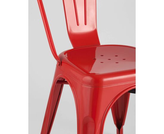 Стул TOLIX красный глянцевый, изображение 9 | Интернет магазин мебели и декора LifeDekor