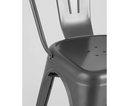 Стул TOLIX серебристый матовый, изображение 8 | Интернет магазин мебели и декора LifeDekor