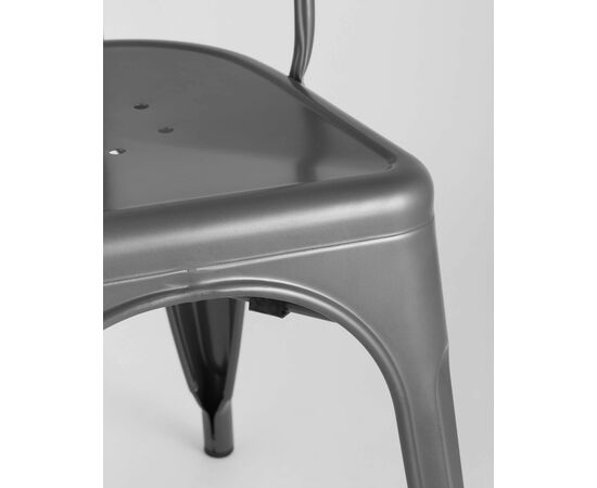 Стул TOLIX серебристый матовый, изображение 9 | Интернет магазин мебели и декора LifeDekor