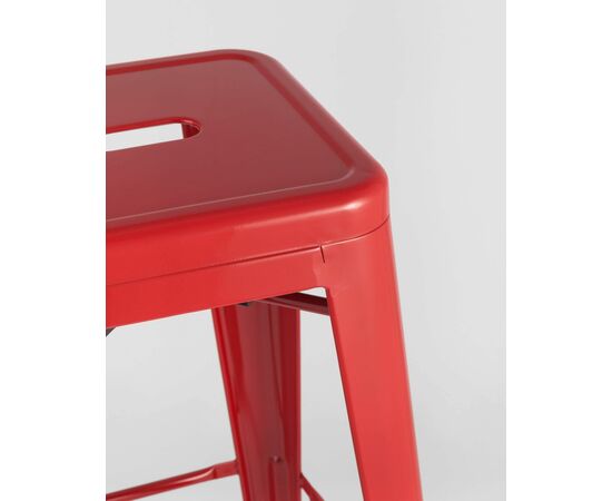 Стул барный TOLIX красный глянцевый, изображение 8 | Интернет магазин мебели и декора LifeDekor