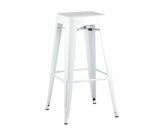 Стул барный TOLIX белый глянцевый | Интернет магазин мебели и декора LifeDekor