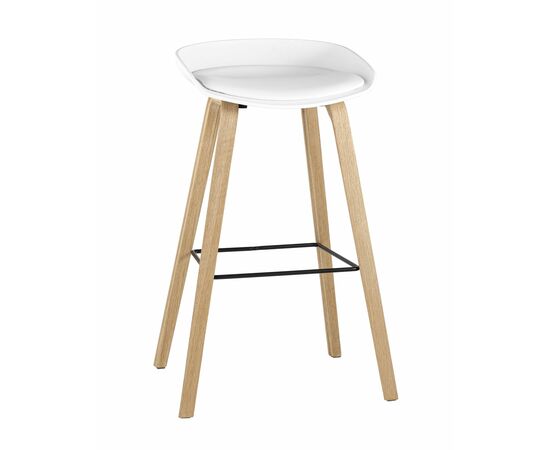 Стул барный LIBRA SOFT БЕЛЫЙ | Интернет магазин мебели и декора LifeDekor