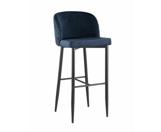 Стул барный Оскар велюр сине-зеленый | Интернет магазин мебели и декора LifeDekor