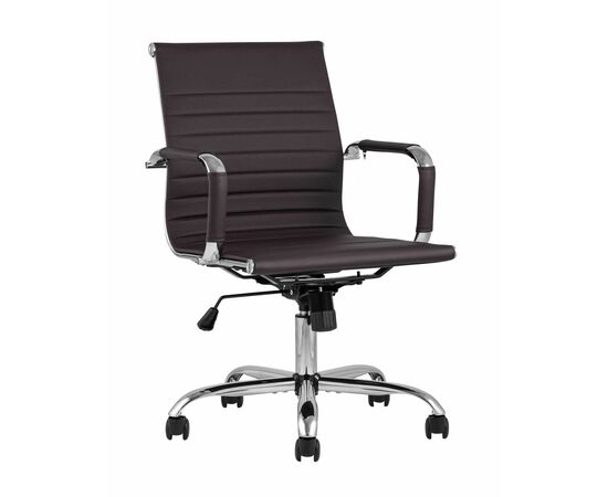 Кресло офисное TopChairs City S коричневое | Интернет магазин мебели и декора LifeDekor