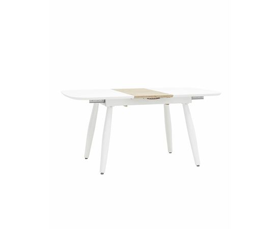 Стол обеденный Чикаго раскладной 120-160*90 белый | Интернет магазин мебели и декора LifeDekor