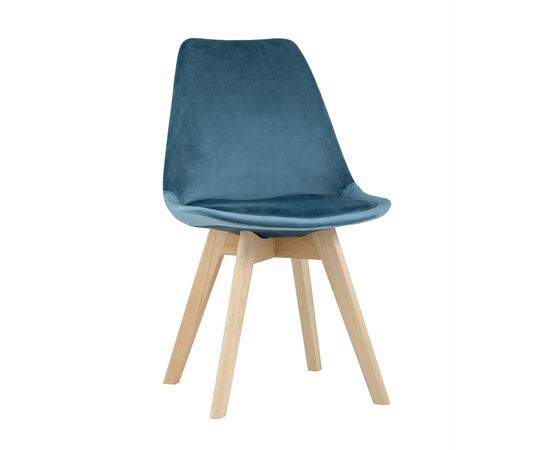 Стул FRANKFURT велюр синий | Интернет магазин мебели и декора LifeDekor