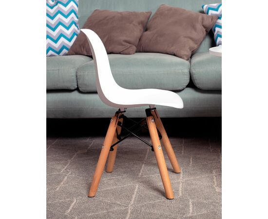 Стул DSW детский белый, изображение 3 | Интернет магазин мебели и декора LifeDekor